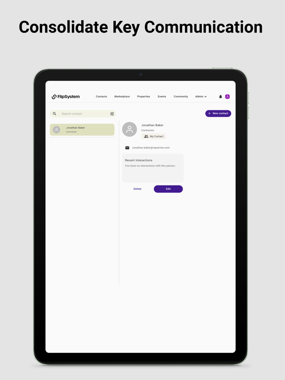 FlipSystem Portal iPad screenshot 5 - Business app