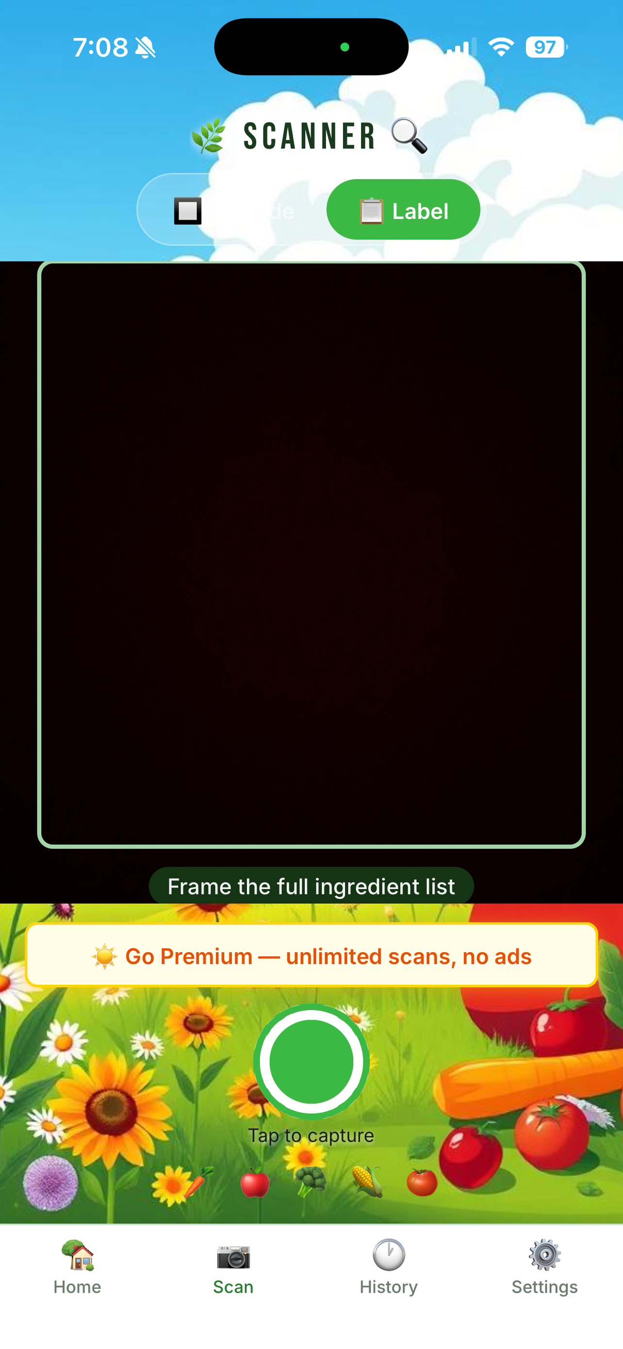 FoodCode: Ingredient Scanner