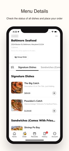 Baltimore Seafood MD Screenshot 2 of 4