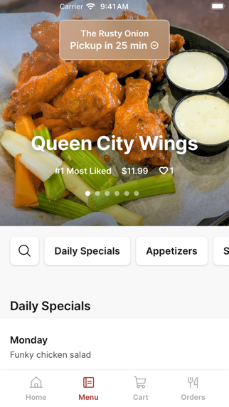 The Rusty Onion To Go iPhone screenshot 2 - Food & Drink app