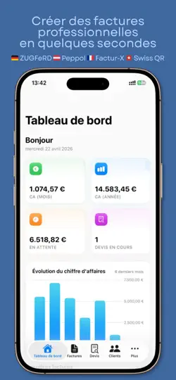 Capture d'écran de Facture Directe : Devis sur iPhone 1