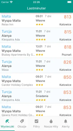 Lastminuter screenshot 1