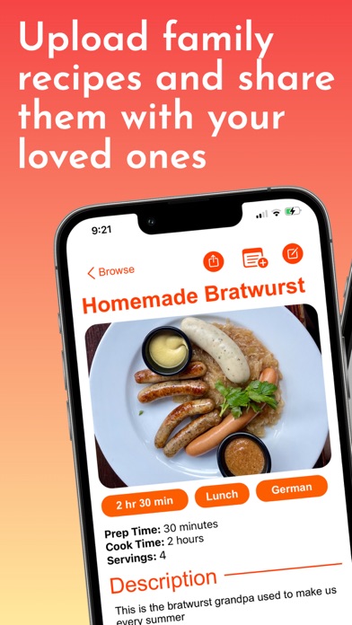 Marinate: Social cookbooks Screenshot