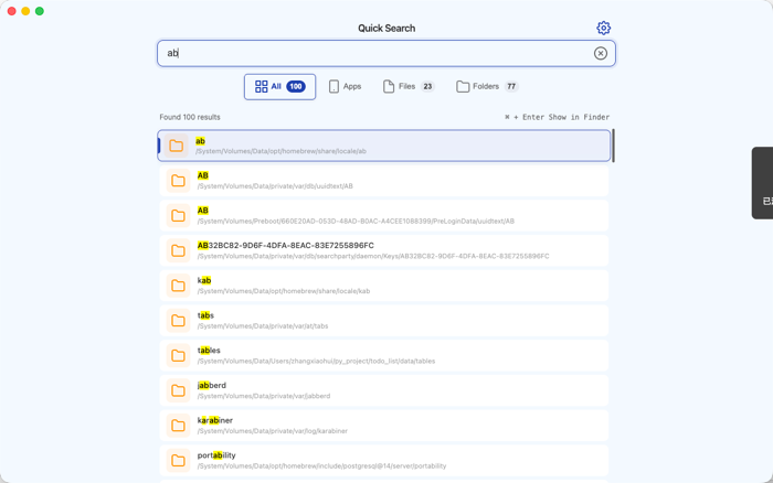 - Quick Search Pro -