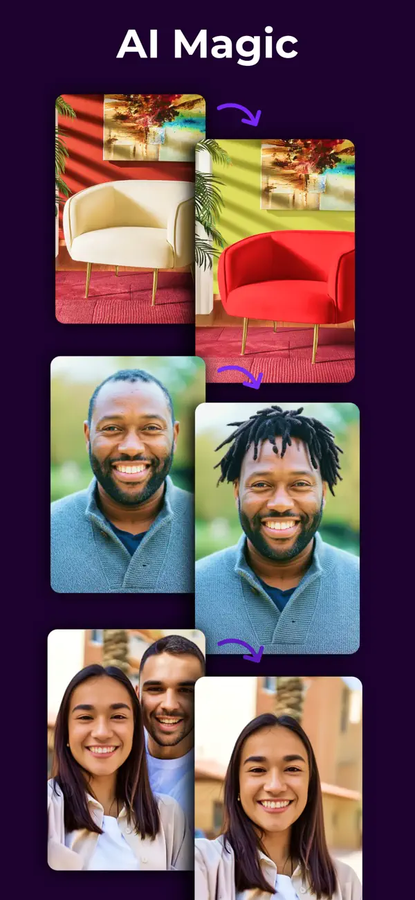 Screenshot #2 pour AI Image Editor PixFix