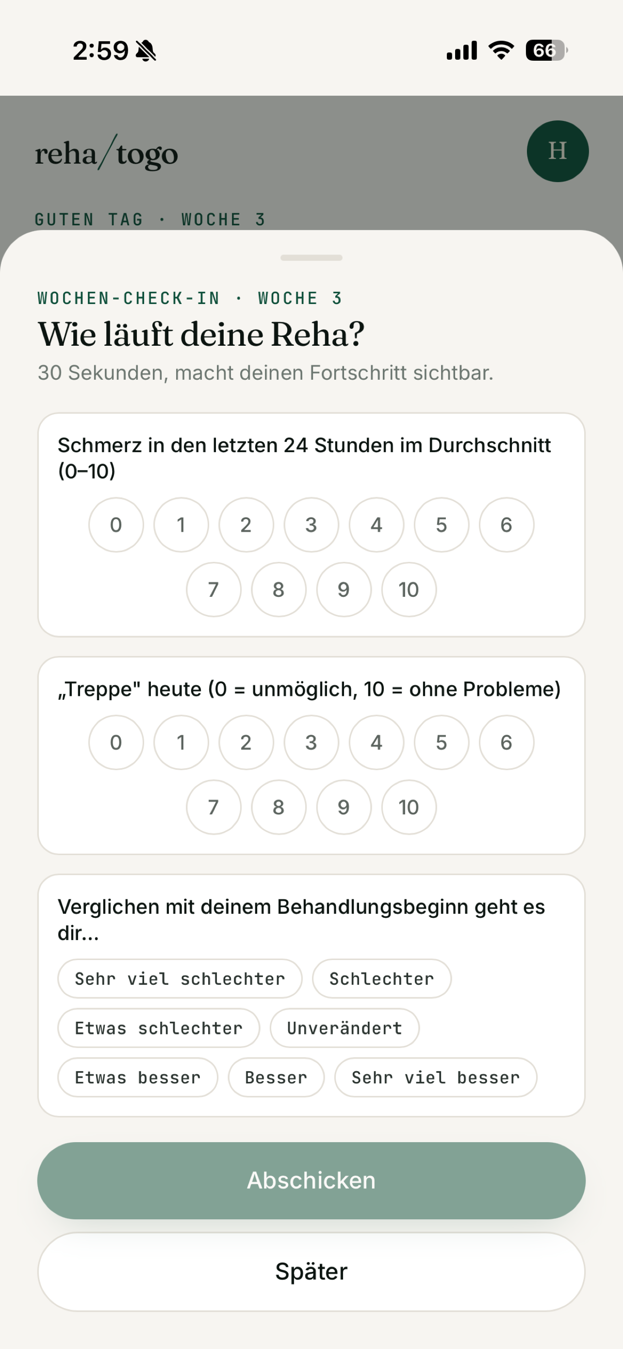 reha togo App screenshot 3