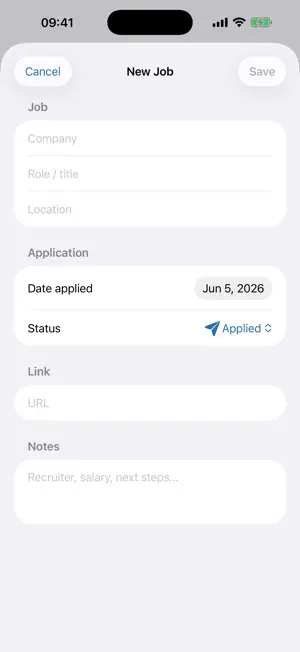 Job Trail Applications screenshot 2
