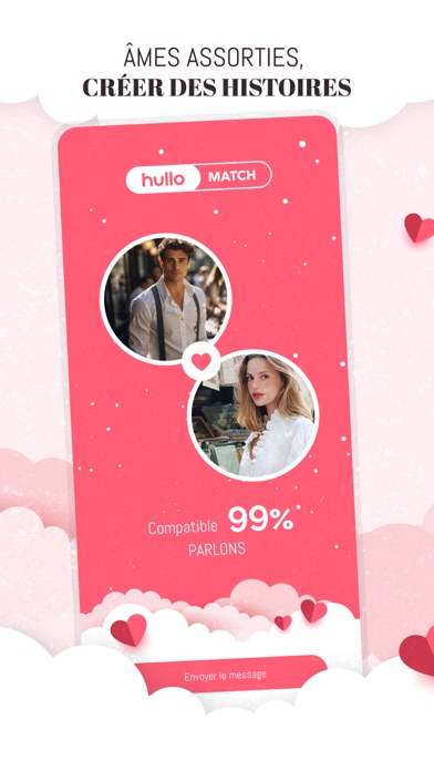Screenshot #1 pour Hullo – AI Match & Rencontres