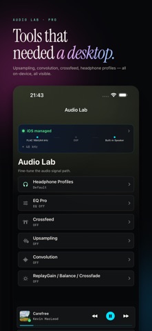 PureBit: Hi-Res Music Player iPhone screenshot 6