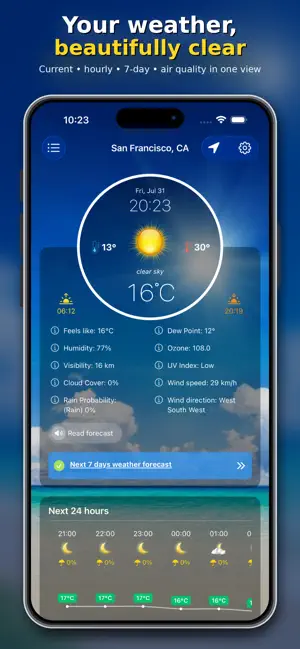 Weather Realtime: Radar & AQI screenshot 1