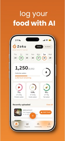 Zoku: AI Health Coach screenshot