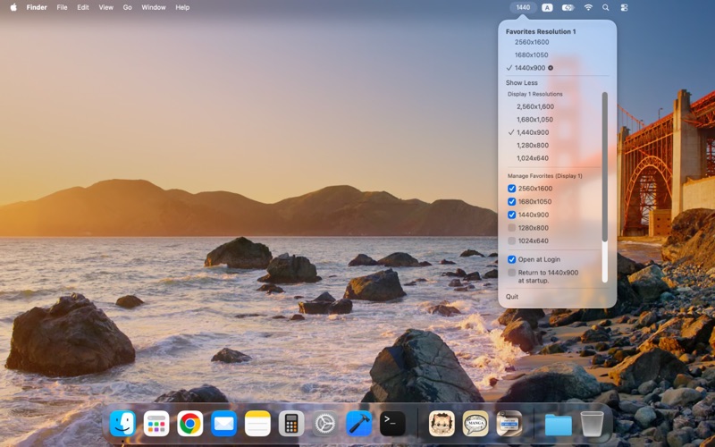 Display Resolution Changer screenshot