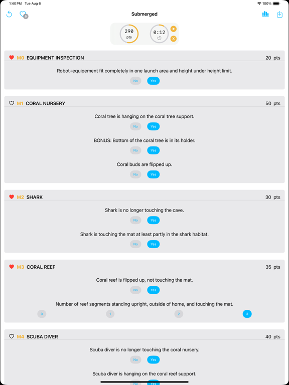 Screenshot #4 pour FLL Submerged Scorer 2024