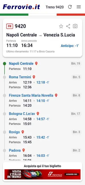 Orario Treni e Biglietti screenshot 4