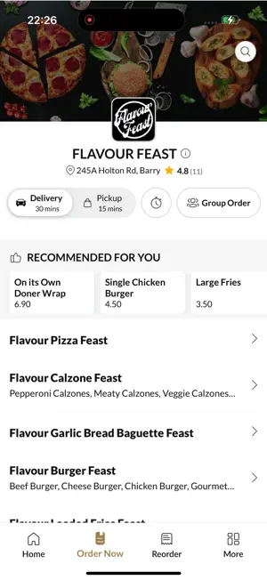 FLAVOUR FEAST. screenshot 2