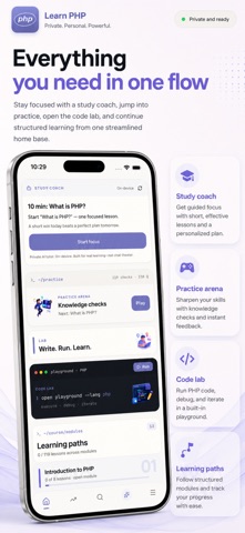 Learn PHP - Web Development iPhone screenshot