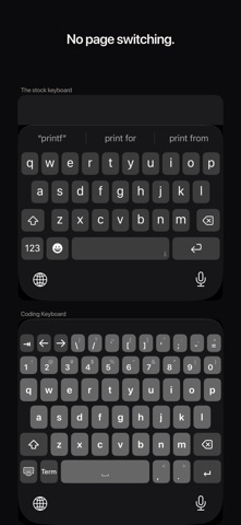 Coding Keyboard Screenshot 2 of 5