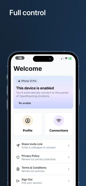 Cloud4Wi Roam screenshot 1