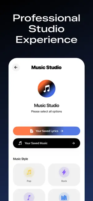 Music Studio AI: Generate Song screenshot 2