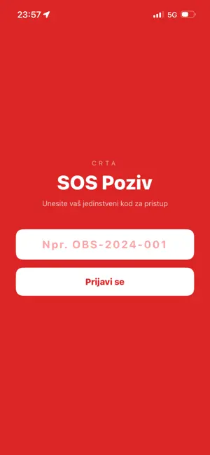 SOS Poziv screenshot 1