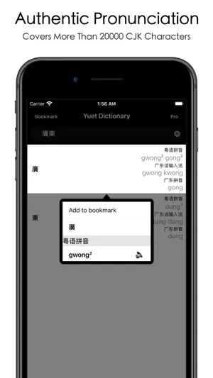 Cantonese/Yuet Dictionary Pro screenshot 3