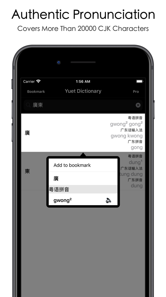 #3. Cantonese/Yuet Dictionary Pro (iOS) By: Chun Kai Lau