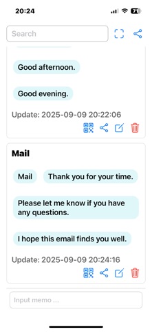 OTC Memo Screenshot 2 of 8