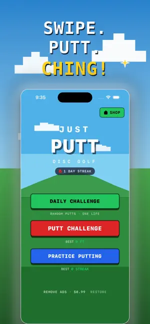 Just Putt: Disc Golf screenshot 1