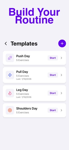 Lift Log - Simple Gym Tracker screenshot