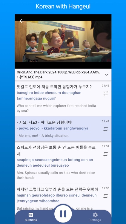 Dual Subtitles Player