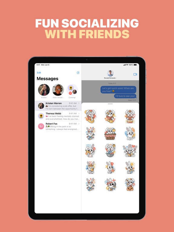 Screenshot #6 pour Bunbelievable Stickers