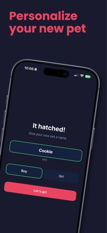 Walkagotchi screenshot