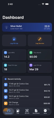 VaultDrv: Car Record Keeper screenshot