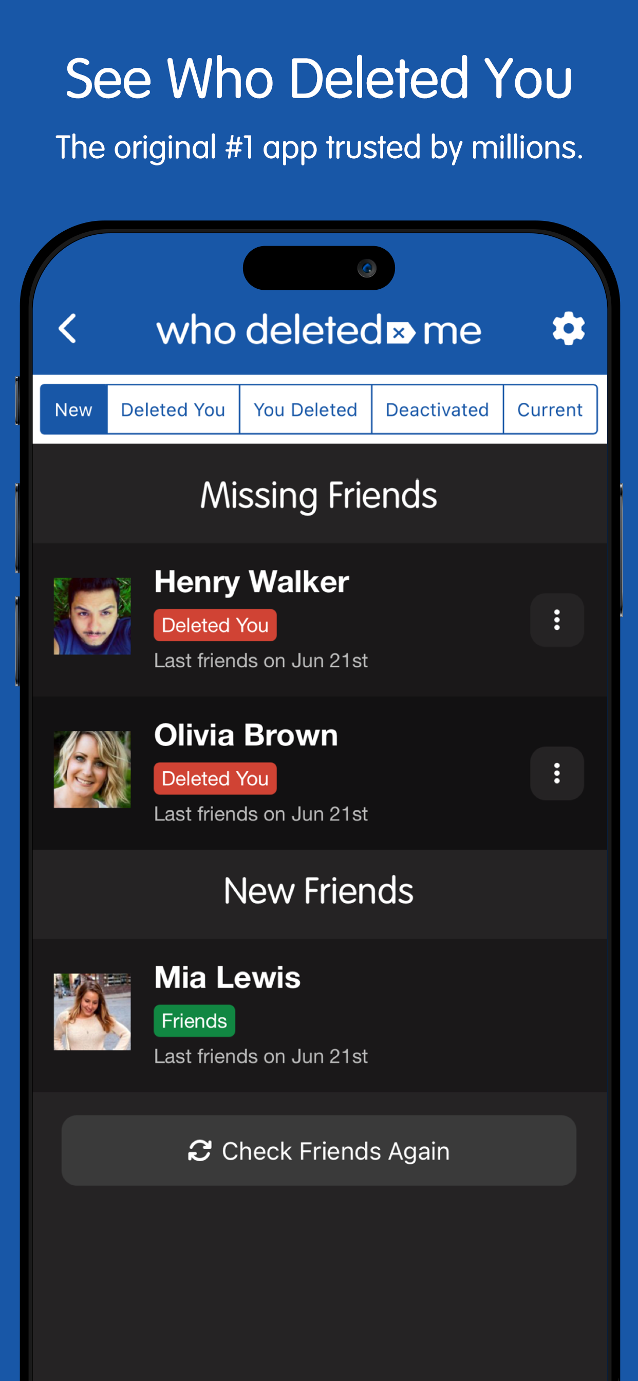 Who Deleted Me Friend Tracker