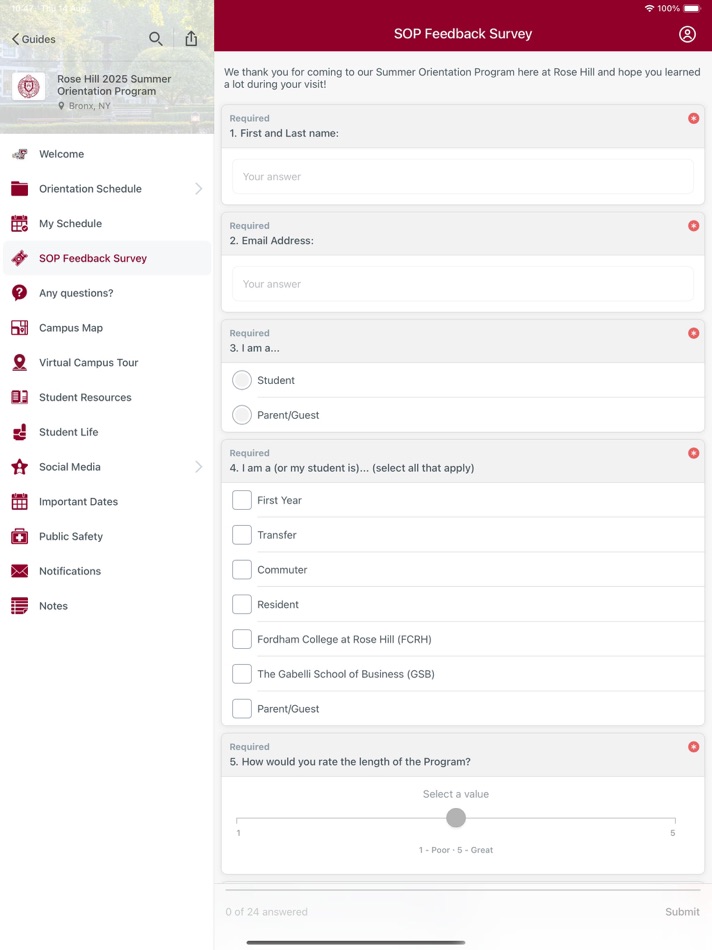 #3. Fordham Orientation (iOS) 由: Fordham University