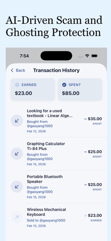 Unilist - Campus Marketplace iPhone screenshot
