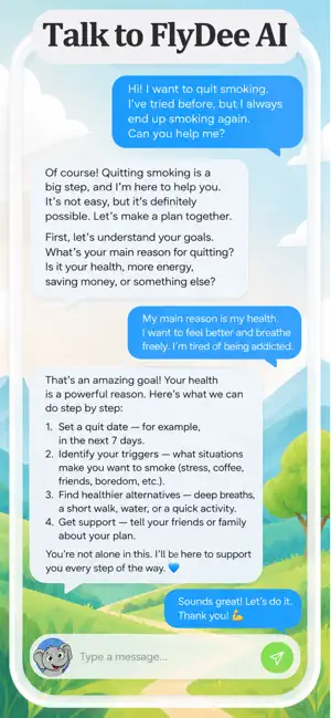 FlyDee: Quit Bad Habits screenshot 3