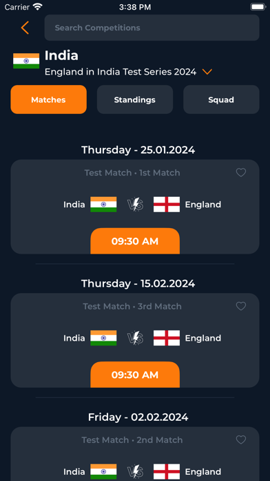 Live Cricket TV HD Streamings Screenshot