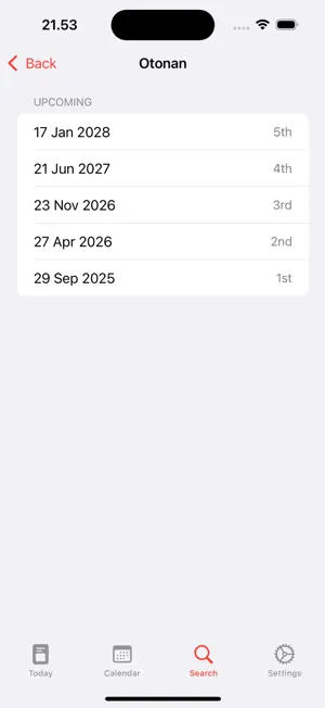 BaliCalendar screenshot 3
