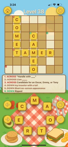 Word Clue - Crossword Game iPhone screenshot
