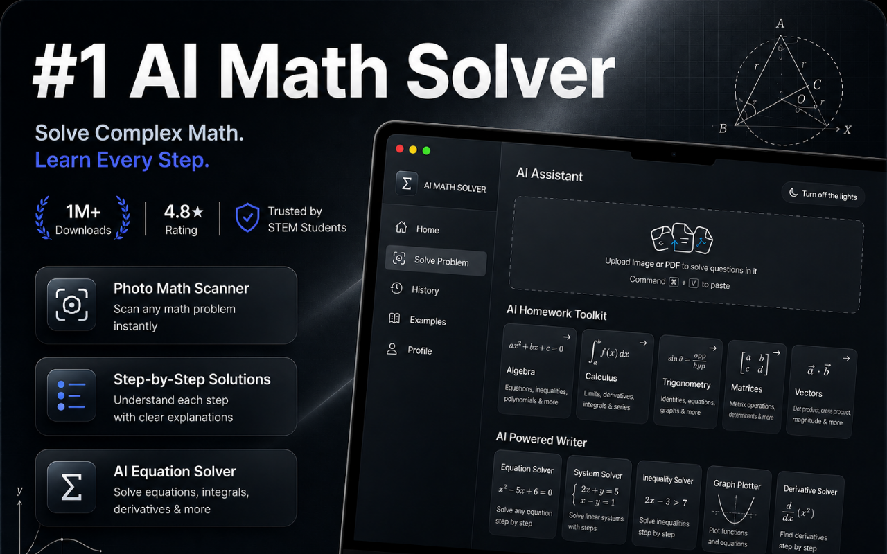 AI Maths: Solve Homework screenshot 11