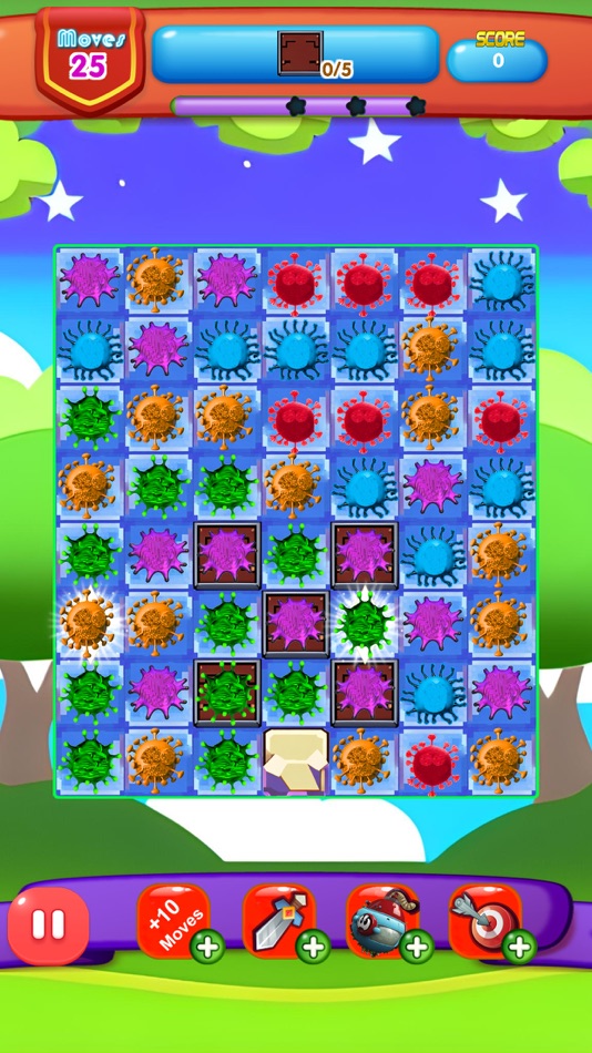 #1. Germ Crush: Match 3 Puzzle (iOS) 来自: Aziza Rahman