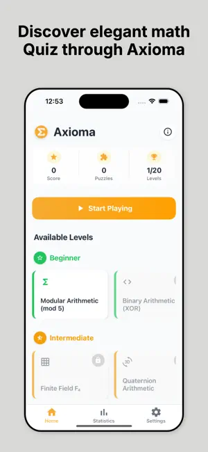 Axioma - Math Puzzle Game screenshot 1