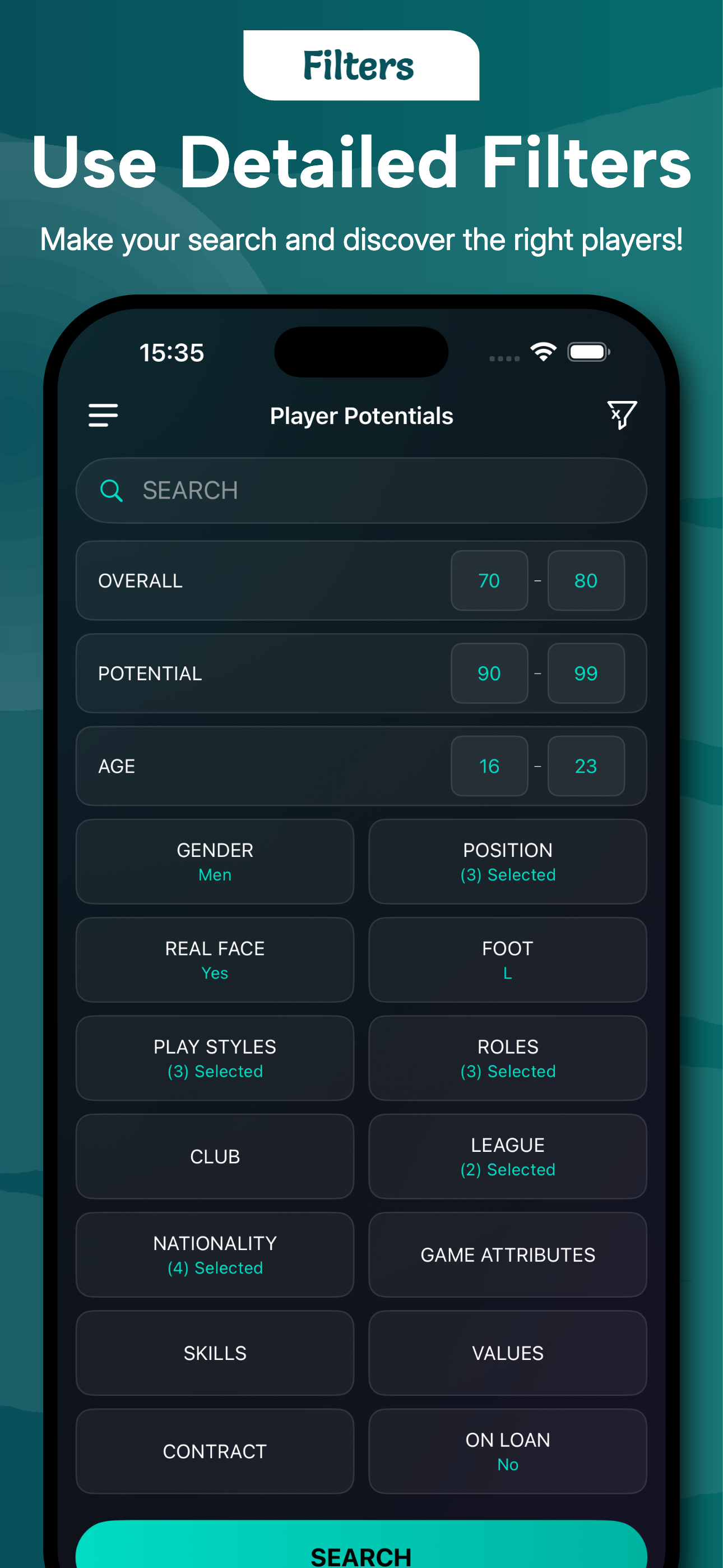 Potentials: FC26 Career Mode