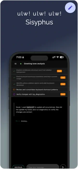 OpenCode Mobile App iPhone screenshot 5