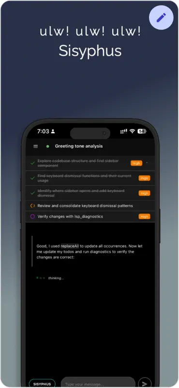 OpenCode Mobile App screenshot 5 of 5