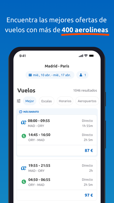 Rumbo.es - vuelos baratos Screenshot