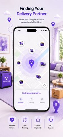 Voder - On Demand Logistics screenshot