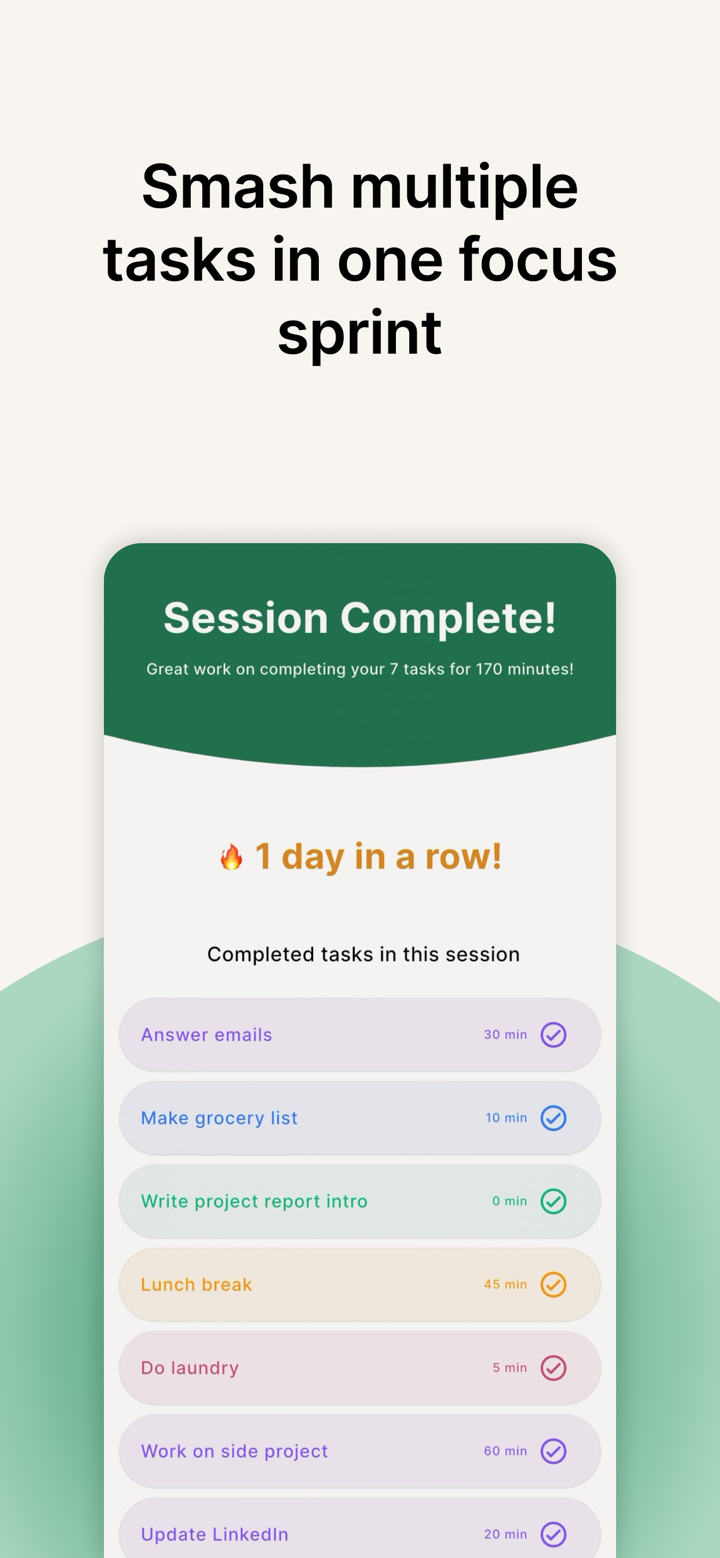 FlowStack: Focus Task Timer screenshot 3