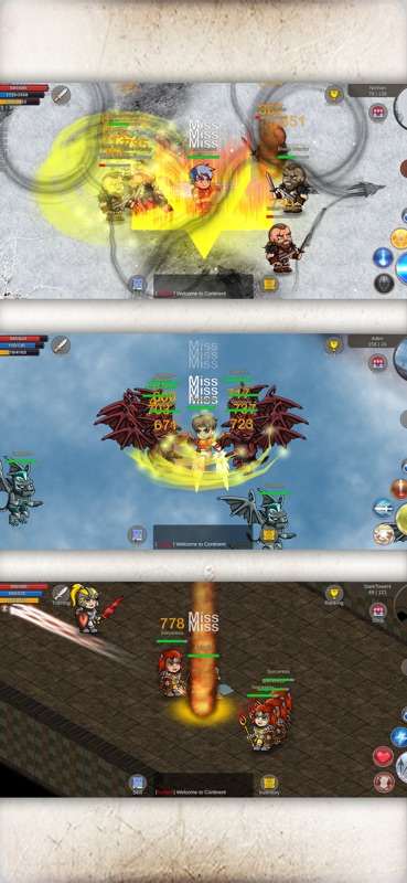 Hero Continent - MMORPG screenshot 1
